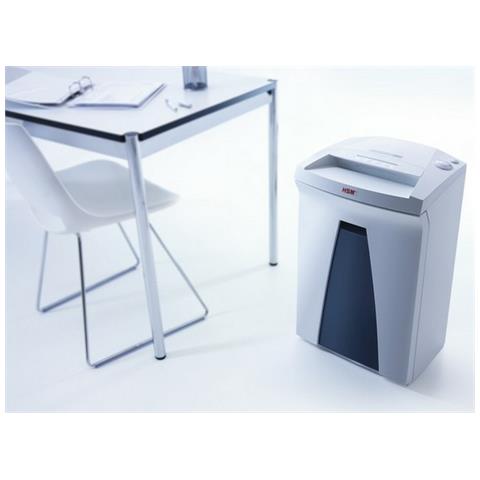 Distruggidocumenti a Strisce Securio B24 Automatico con cestino da 34L capacità di 19-21 fogli - Bianco - Foto 1